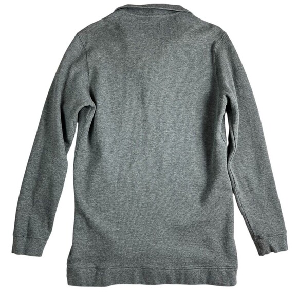 Properly Tied 1/4 Zip Long Sleeve Sweater  Women's Size M  Gray Knit Top w Logo - Picture 2 of 4